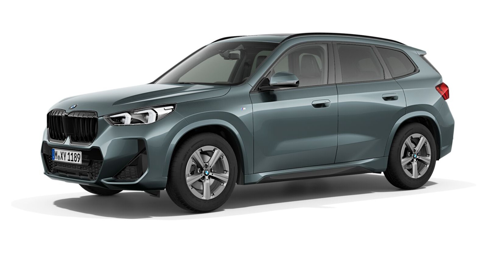 BMW X1 sDrive20i in Grün von vorne BMW X1 sDrive20i in Grün von vorne