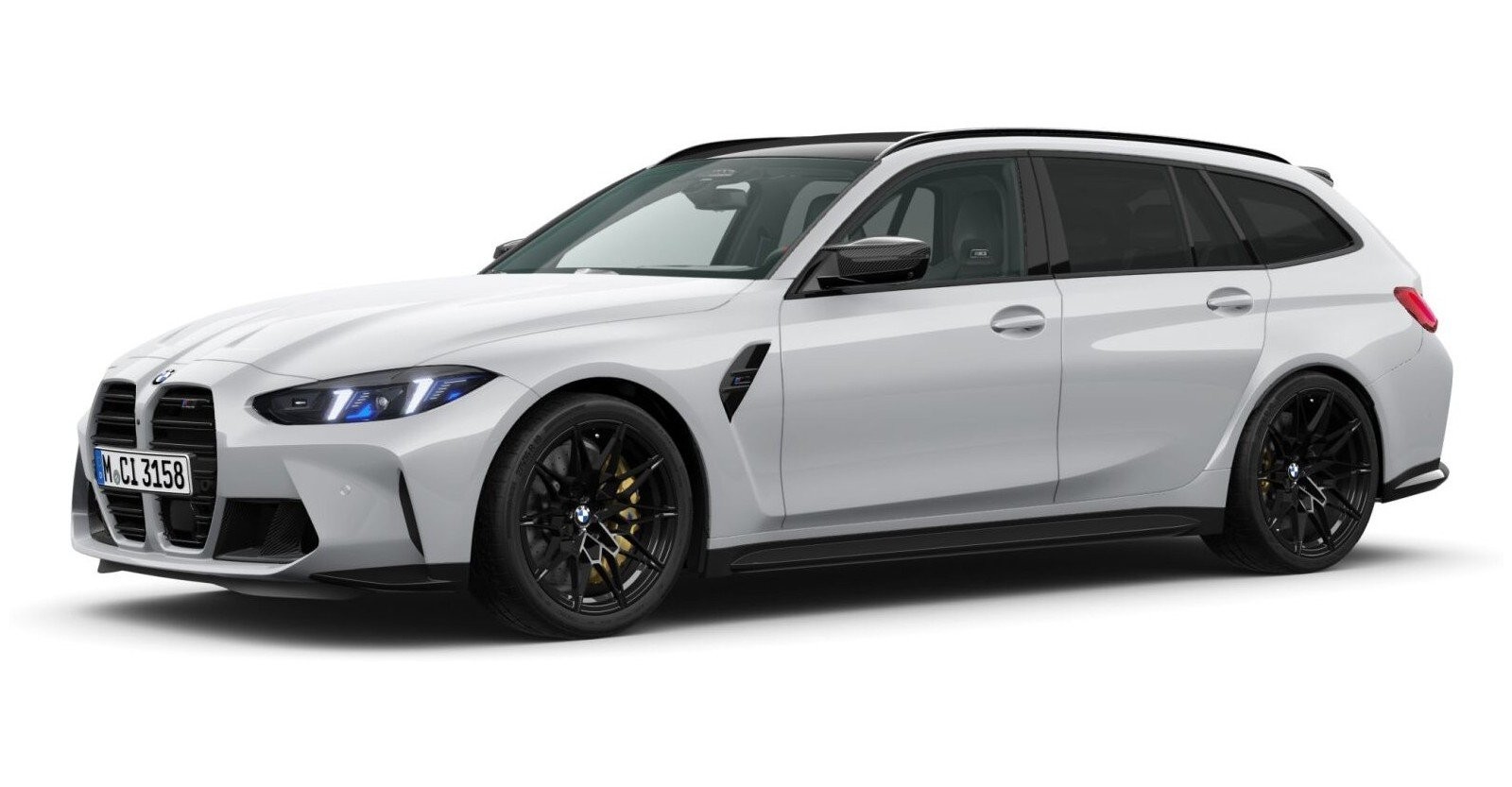 BMW M3 Competition Touring mit M xDrive in Individual von vorne BMW M3 Competition Touring mit M xDrive in Individual von vorne