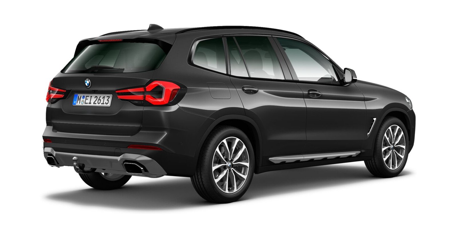 BMW BMW X in Grau von hinten BMW BMW X in Grau von hinten