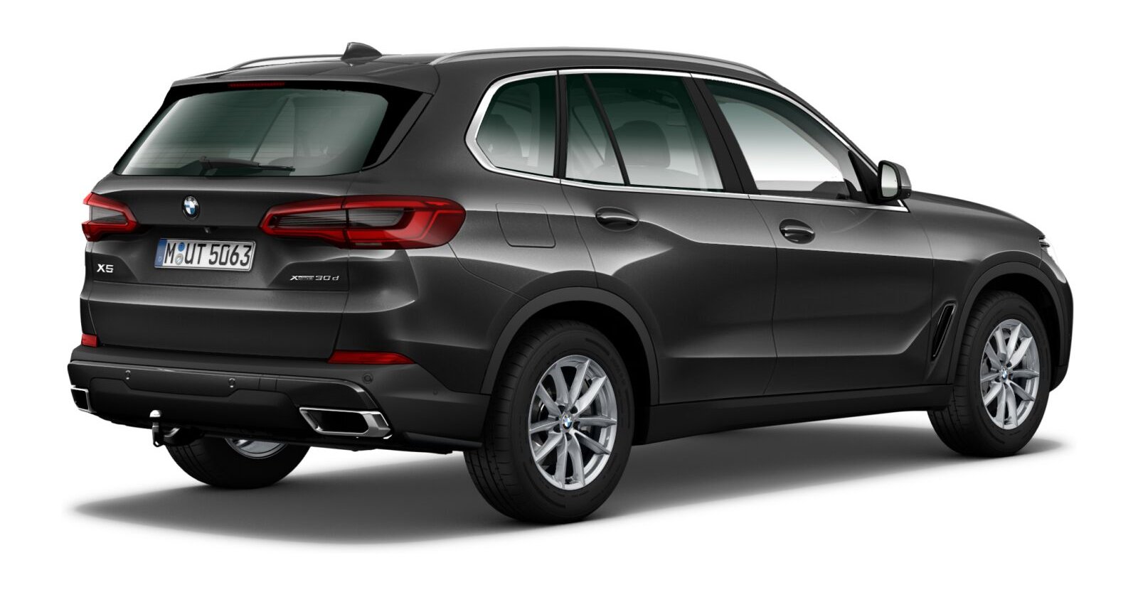BMW BMW X in Grau von hinten BMW BMW X in Grau von hinten