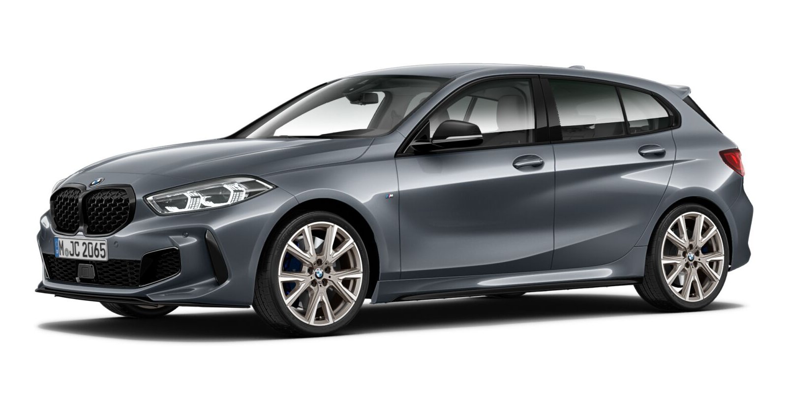 BMW BMW 1er in Grau von vorne BMW BMW 1er in Grau von vorne