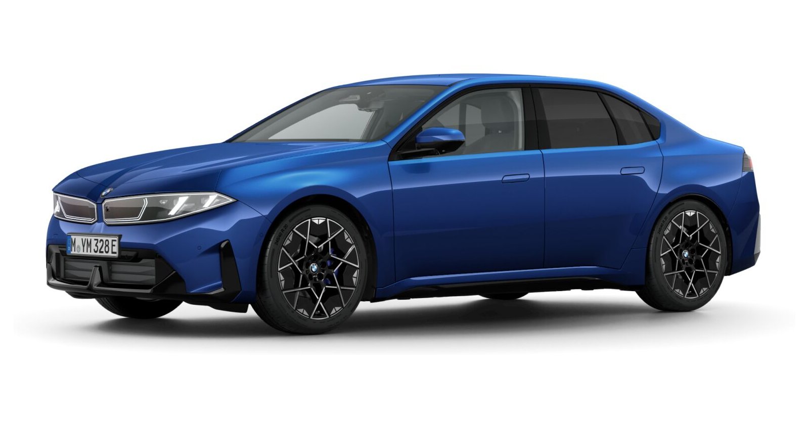 BMW i3 50 xDrive in Blau von vorne BMW i3 50 xDrive in Blau von vorne
