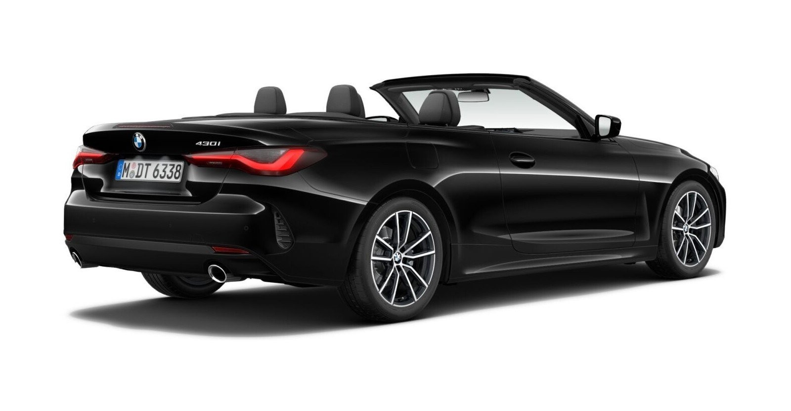 BMW BMW 4er in Schwarz von hinten BMW BMW 4er in Schwarz von hinten