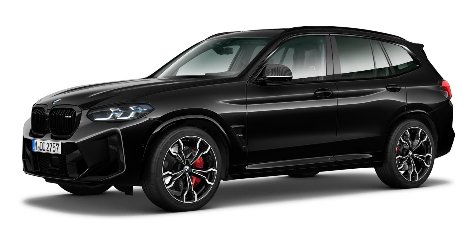 BMW BMW M in Schwarz von vorne BMW BMW M in Schwarz von vorne