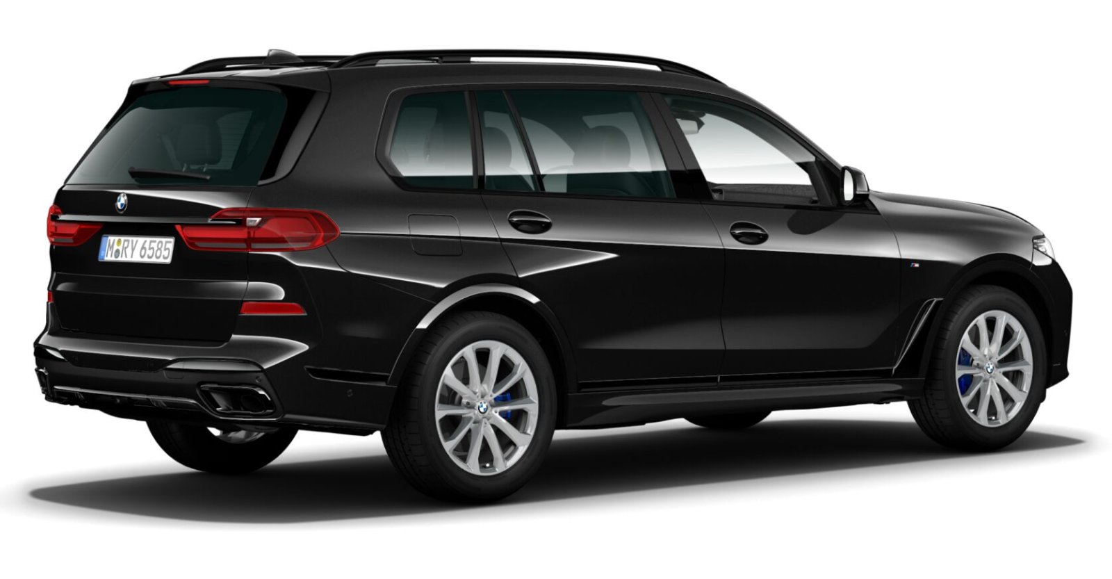 BMW BMW X in Schwarz von hinten BMW BMW X in Schwarz von hinten