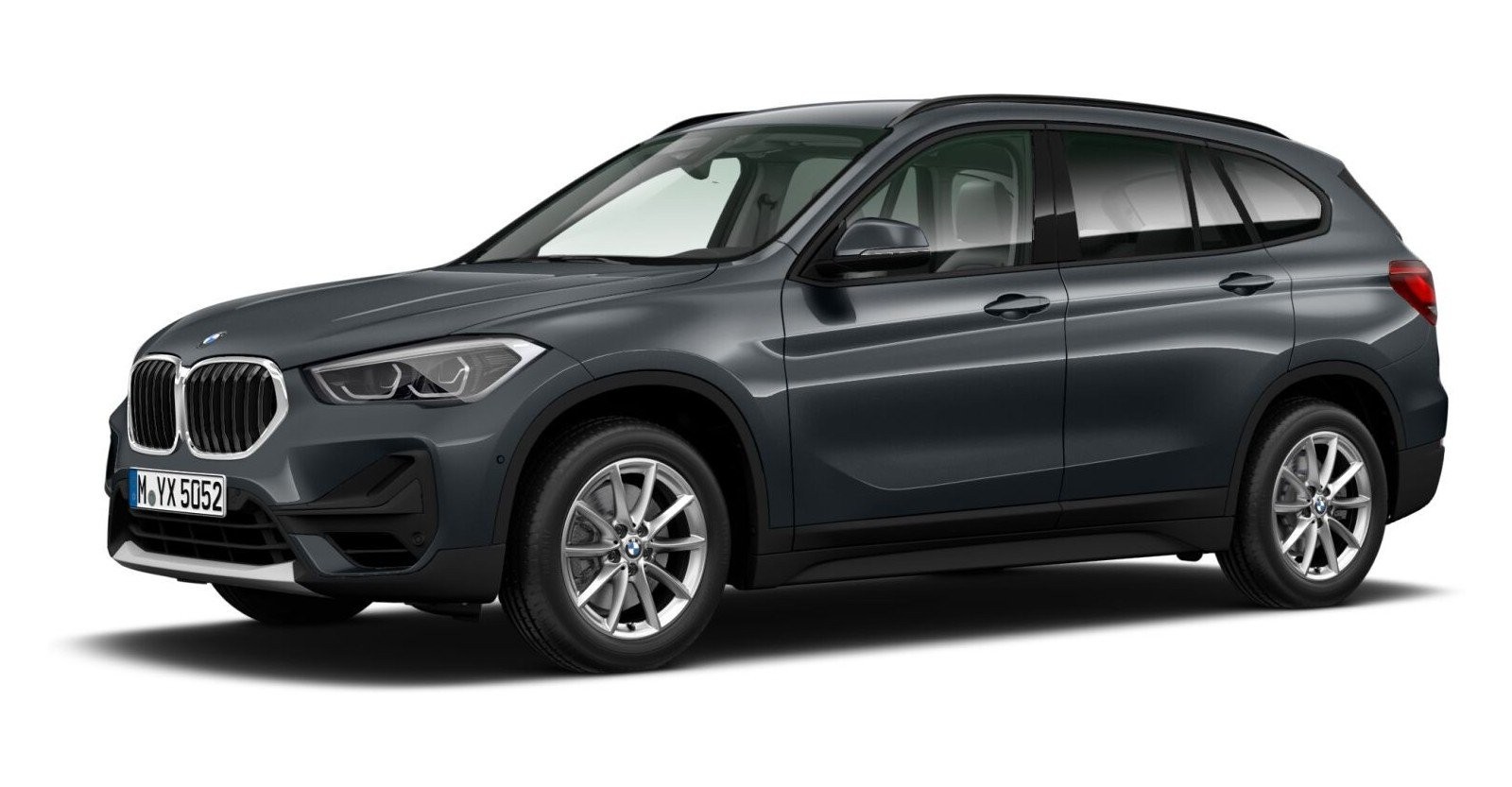 BMW X1 sDrive20i in Grau von vorne