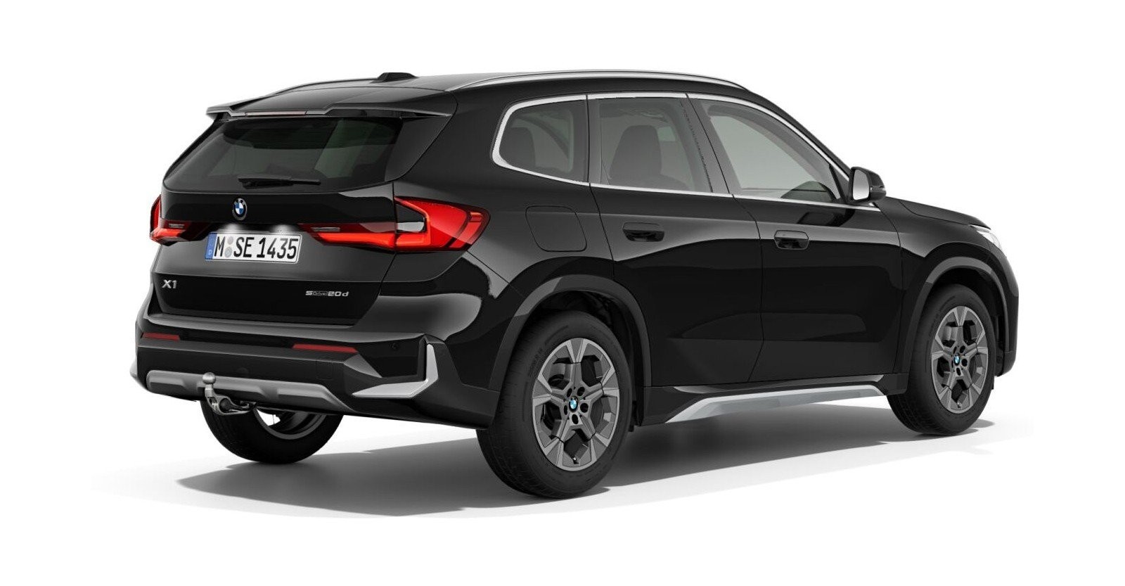BMW BMW X in Schwarz von hinten BMW BMW X in Schwarz von hinten