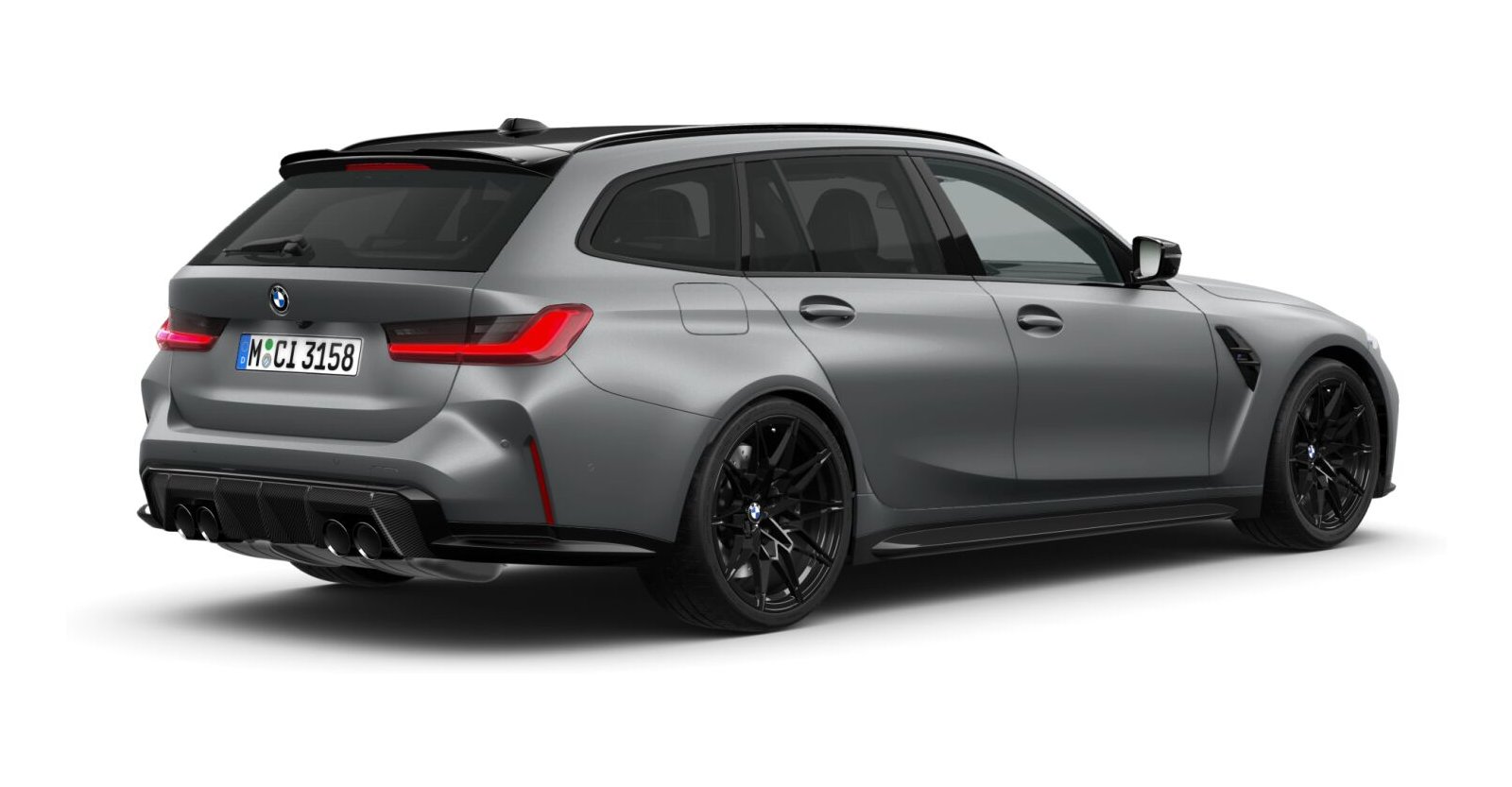 BMW BMW M in Grau von hinten BMW BMW M in Grau von hinten