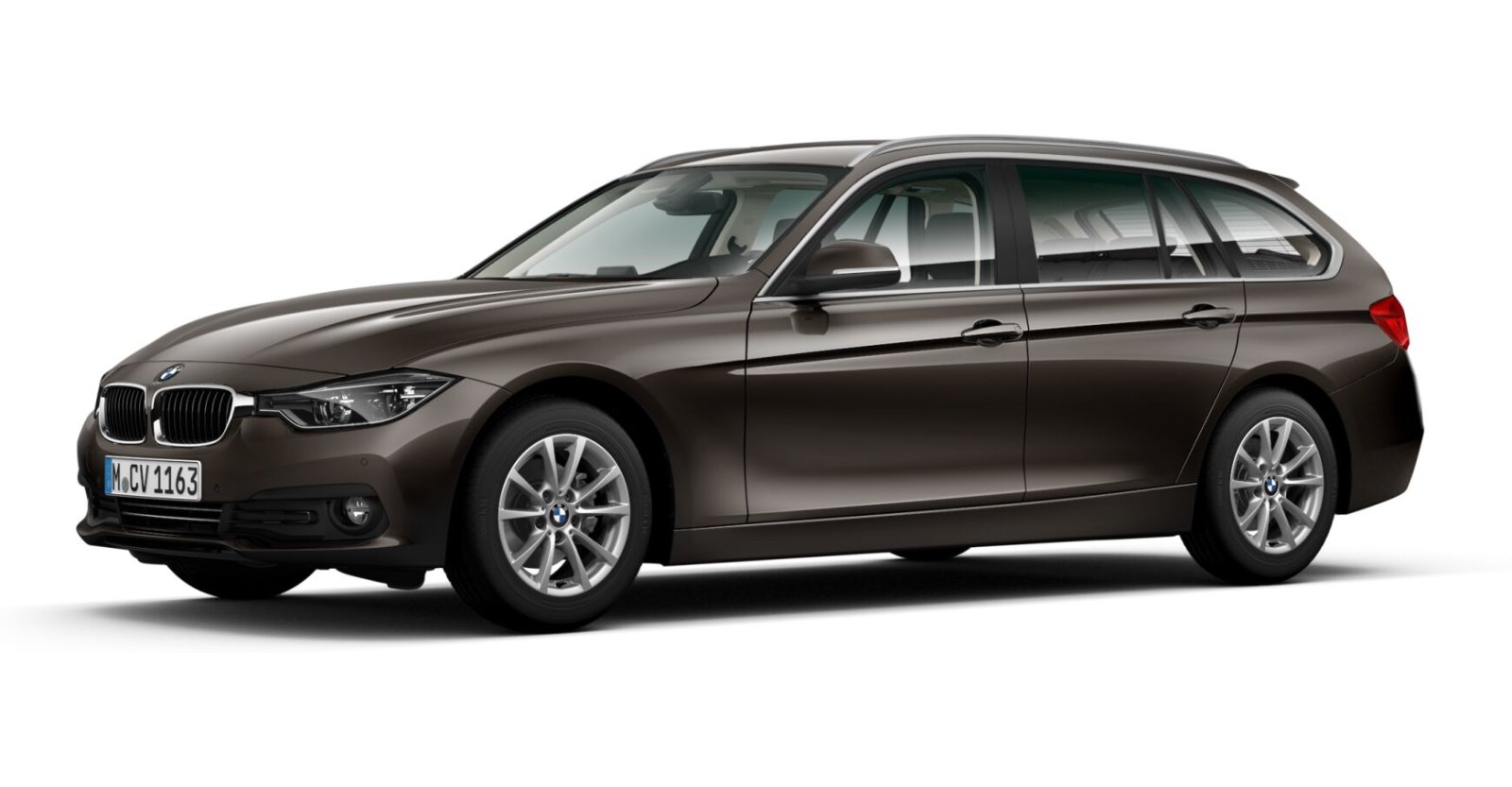 BMW BMW 3er in Braun von vorne BMW BMW 3er in Braun von vorne