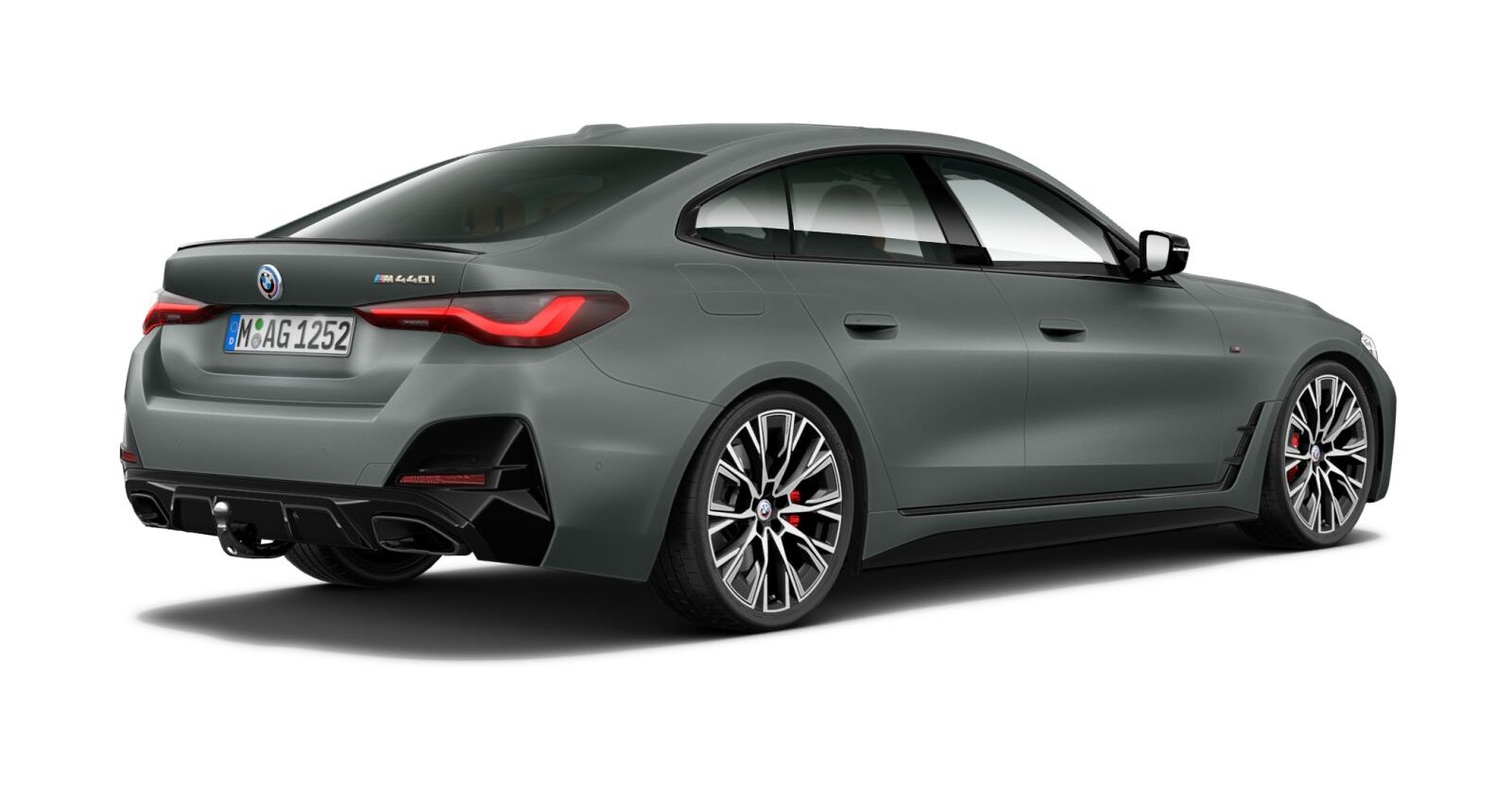 BMW BMW 4er in Grau von hinten BMW BMW 4er in Grau von hinten
