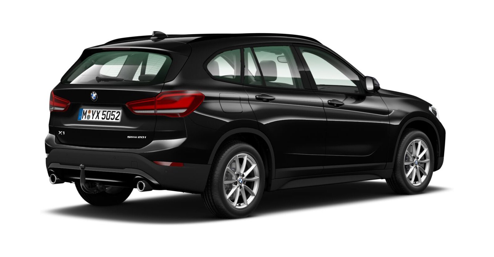BMW BMW X in Schwarz von hinten BMW BMW X in Schwarz von hinten