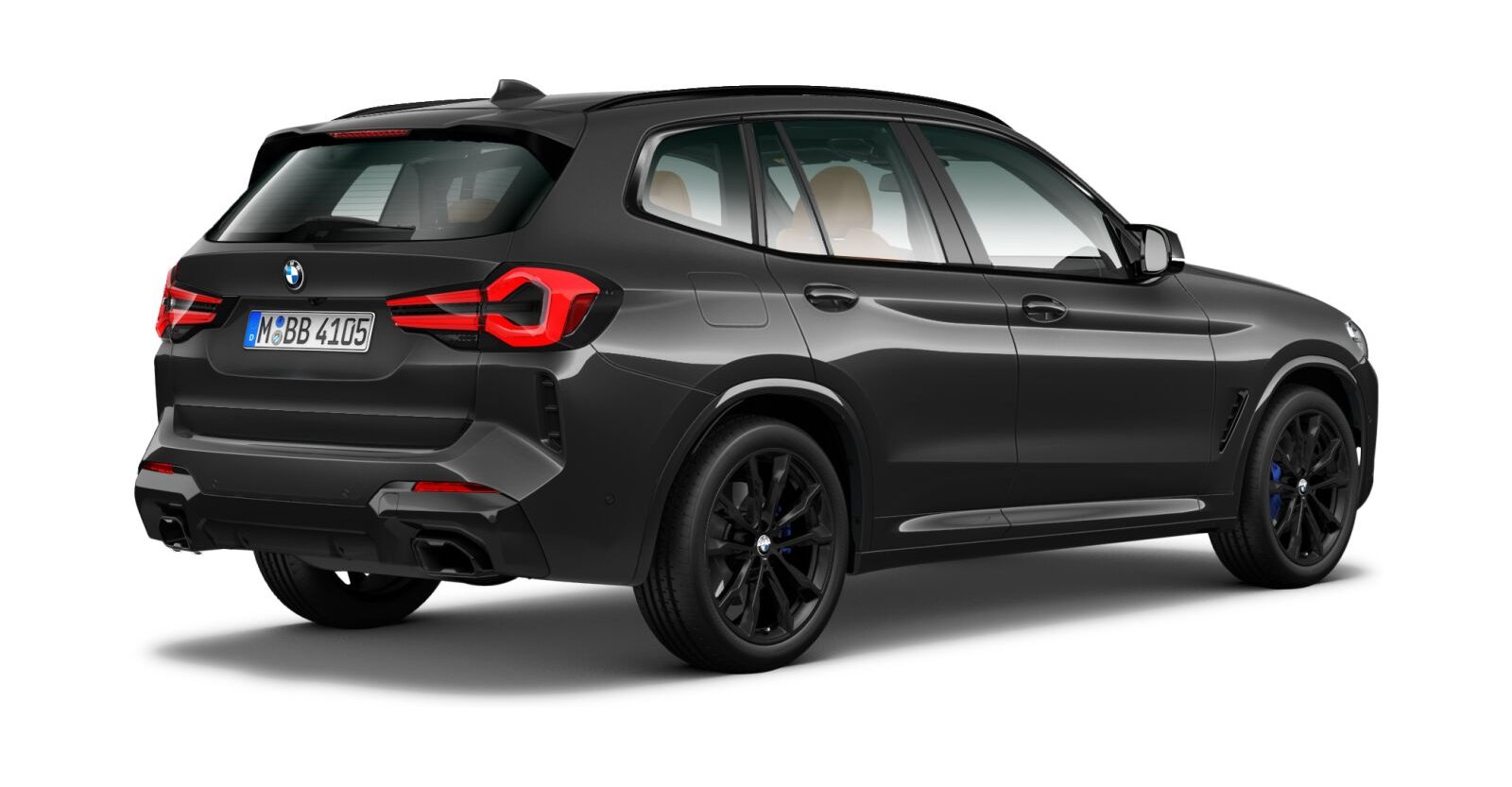 BMW BMW X in Grau von hinten BMW BMW X in Grau von hinten