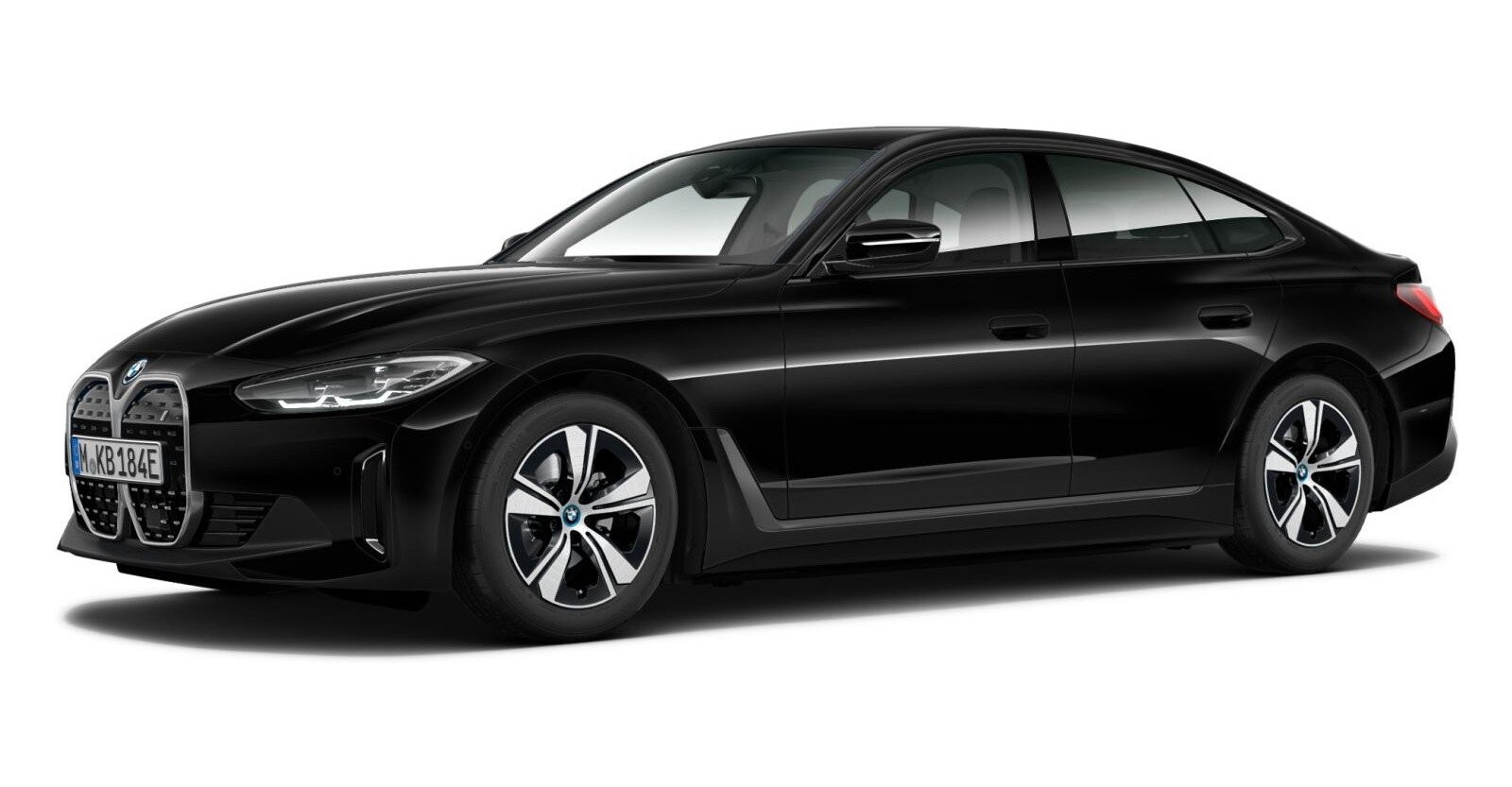 BMW BMW I in Schwarz von vorne BMW BMW I in Schwarz von vorne