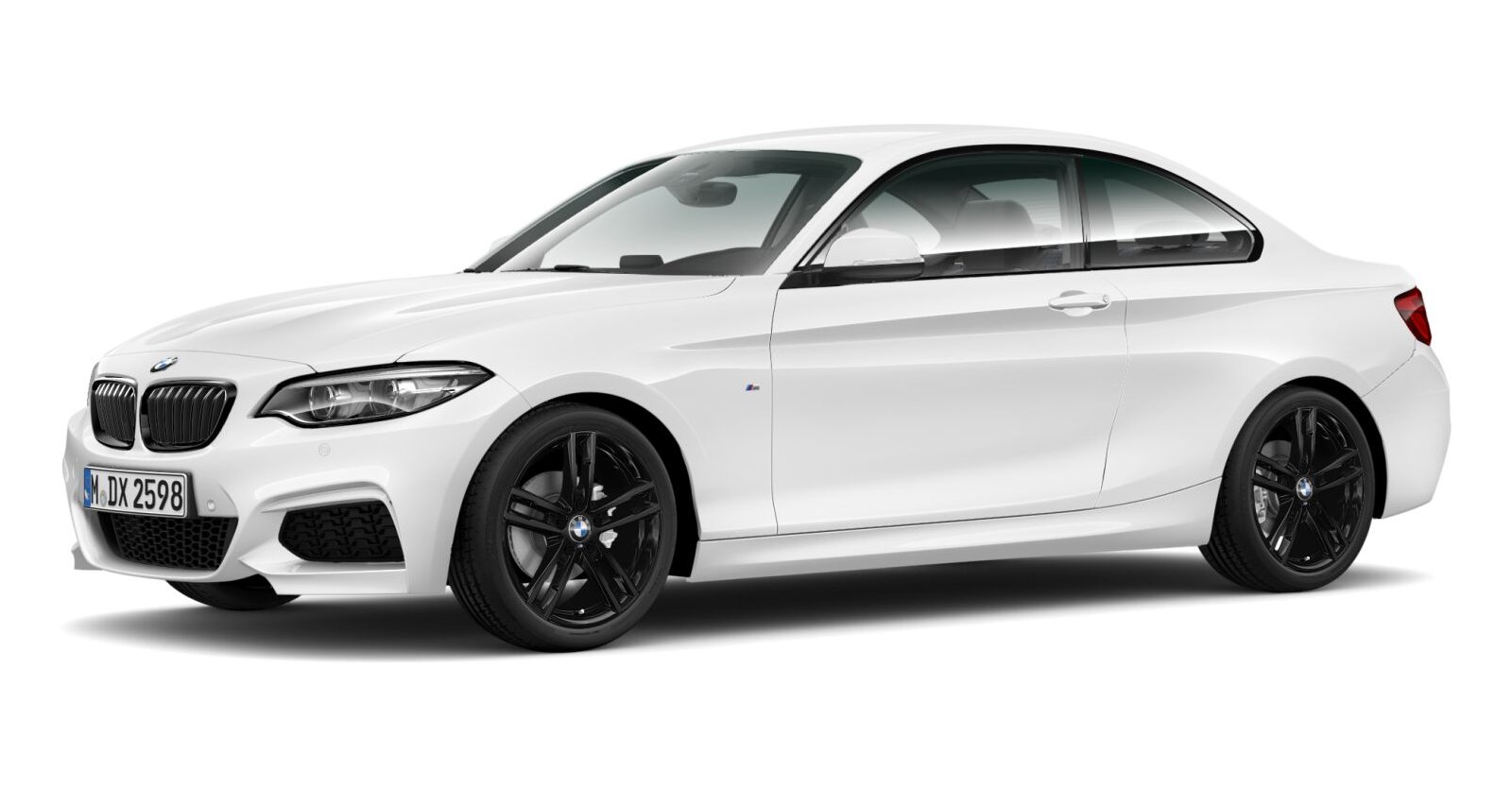 BMW BMW 2er in Weiß von vorne BMW BMW 2er in Weiß von vorne