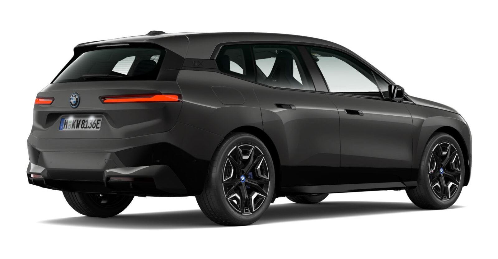 BMW BMW I in Grau von hinten BMW BMW I in Grau von hinten