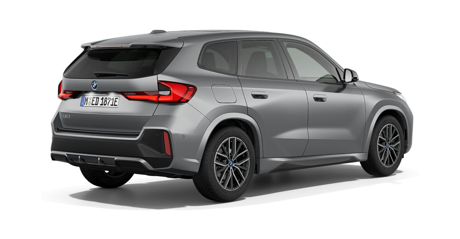 BMW BMW I in Grau von hinten BMW BMW I in Grau von hinten