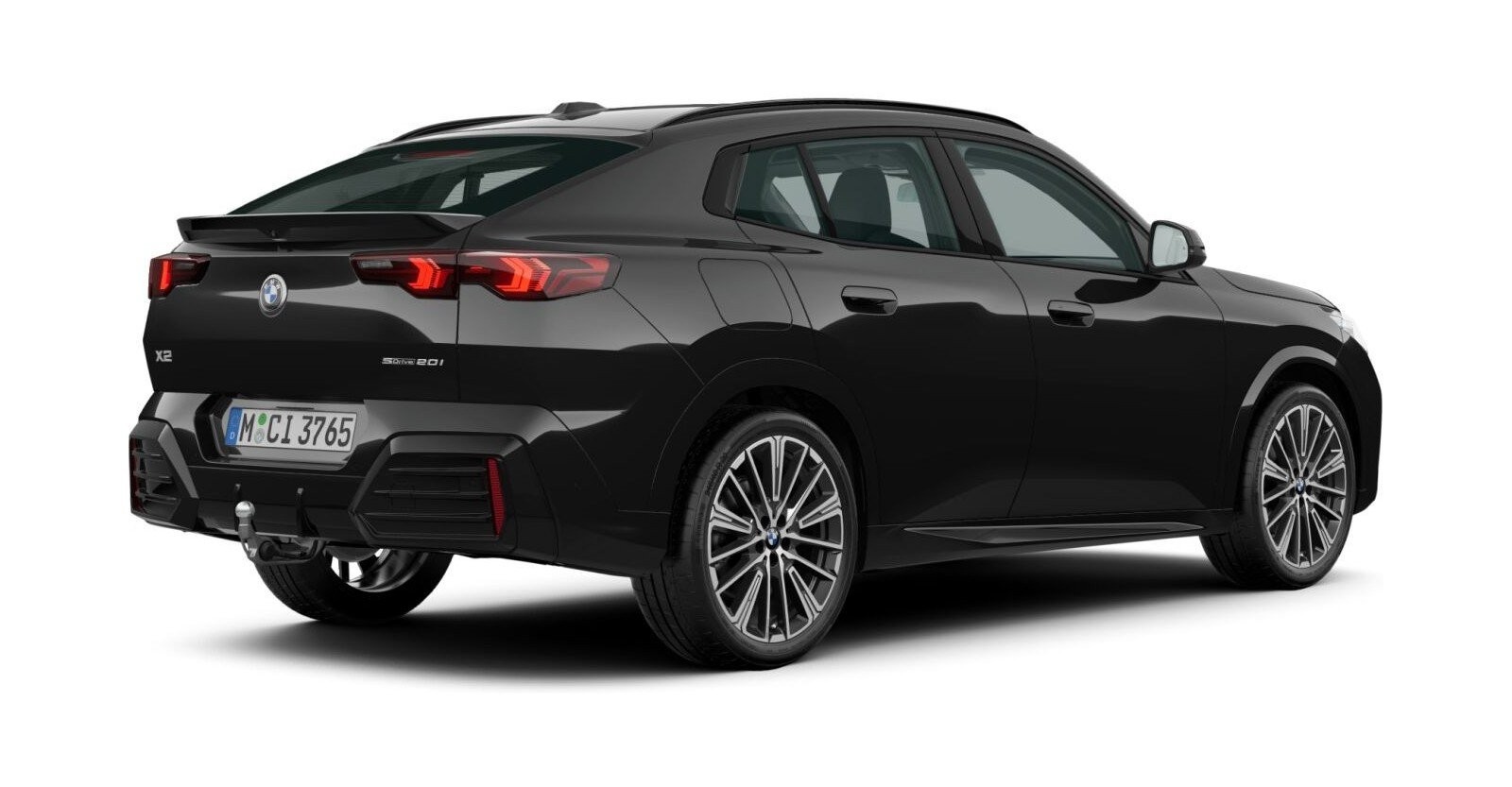 BMW BMW X in Schwarz von hinten BMW BMW X in Schwarz von hinten