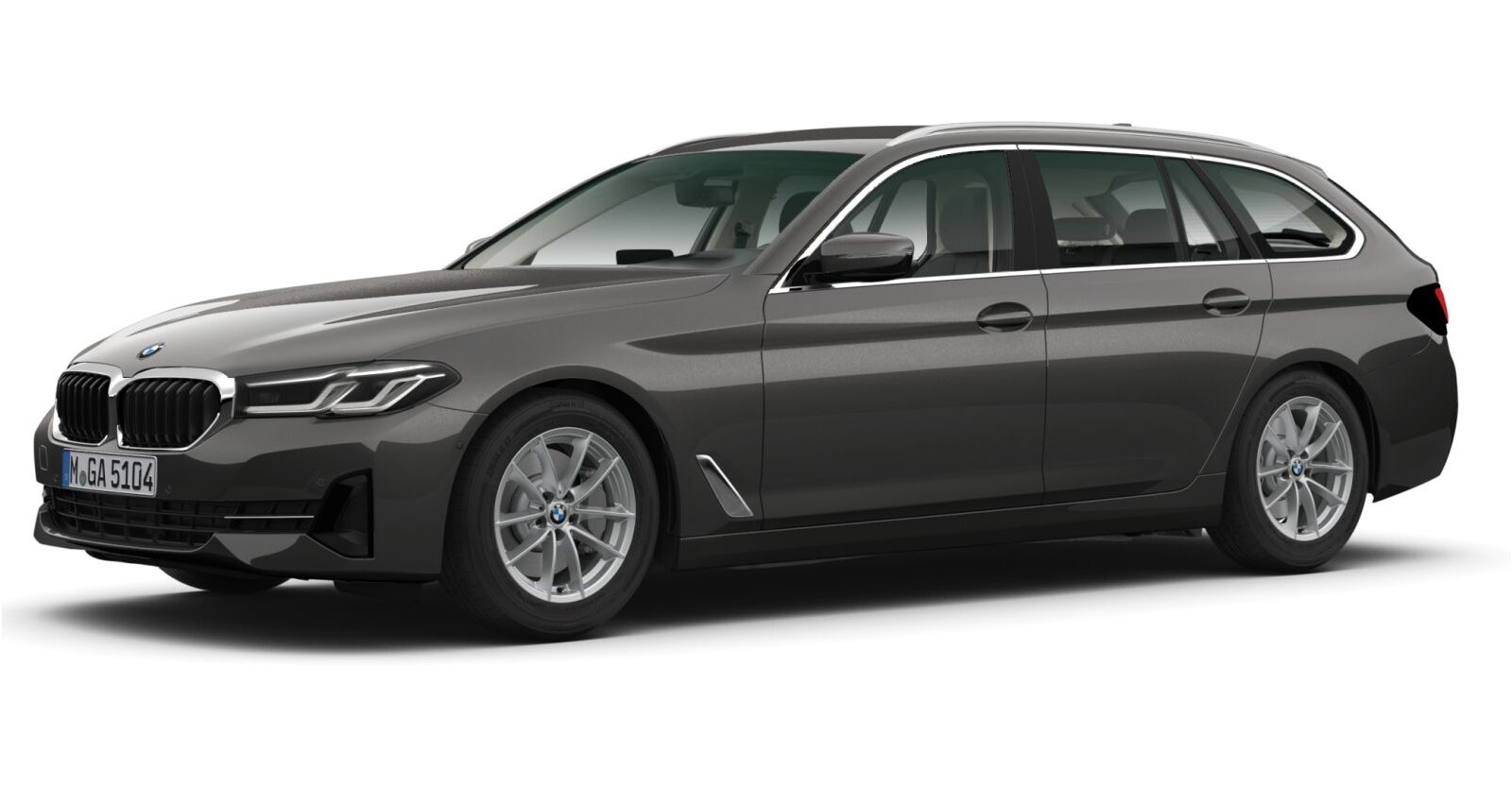 BMW BMW 5er in Grau von vorne BMW BMW 5er in Grau von vorne