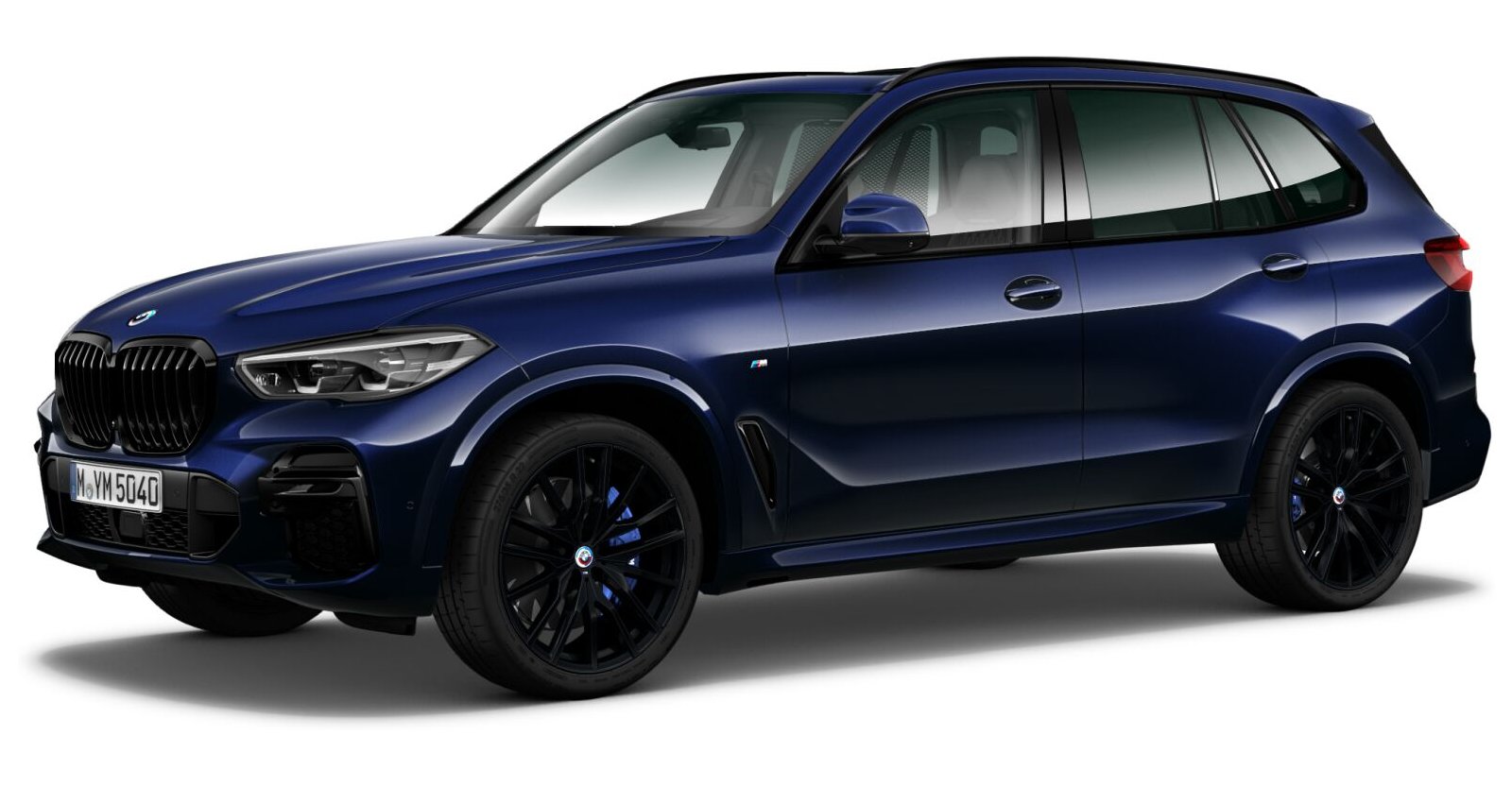 BMW BMW X in Blau von vorne BMW BMW X in Blau von vorne