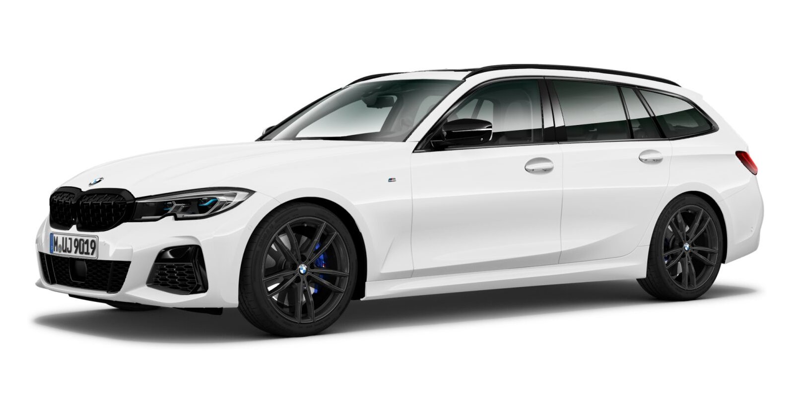 BMW BMW 3er in Weiß von vorne BMW BMW 3er in Weiß von vorne