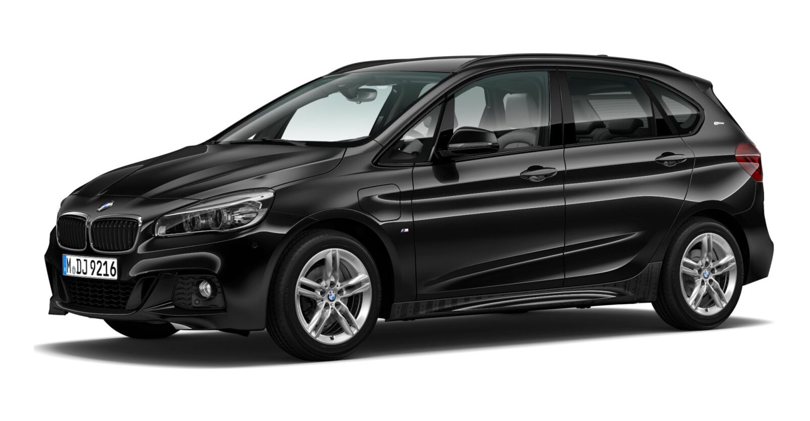 BMW BMW 2er in Schwarz von vorne BMW BMW 2er in Schwarz von vorne