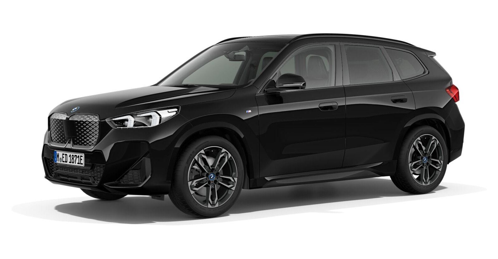 BMW BMW I in Schwarz von vorne BMW BMW I in Schwarz von vorne