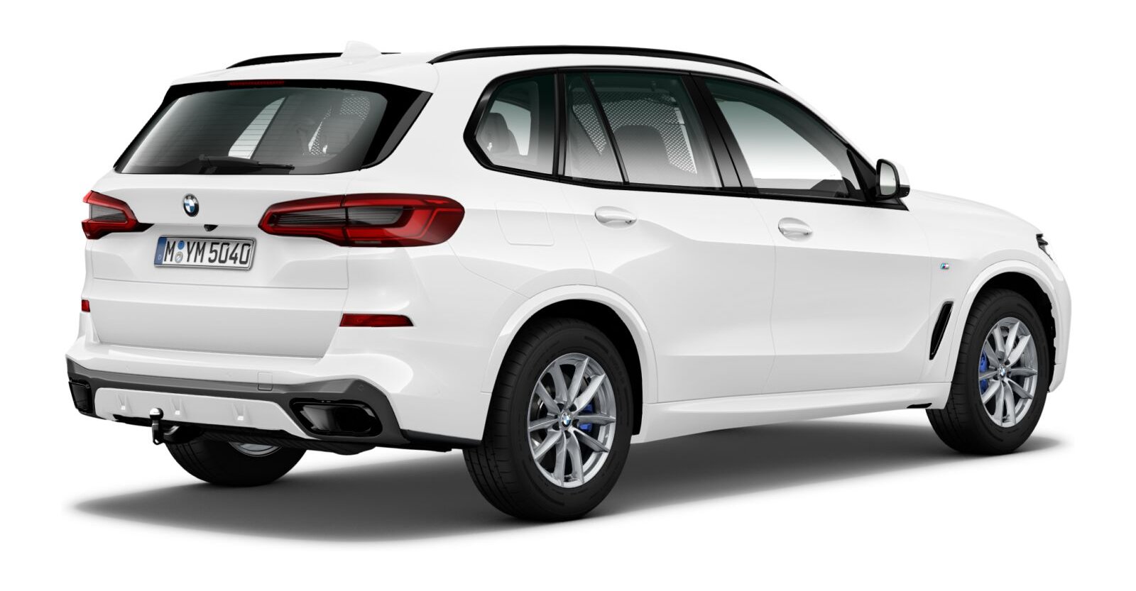 BMW BMW X in Weiß von hinten BMW BMW X in Weiß von hinten