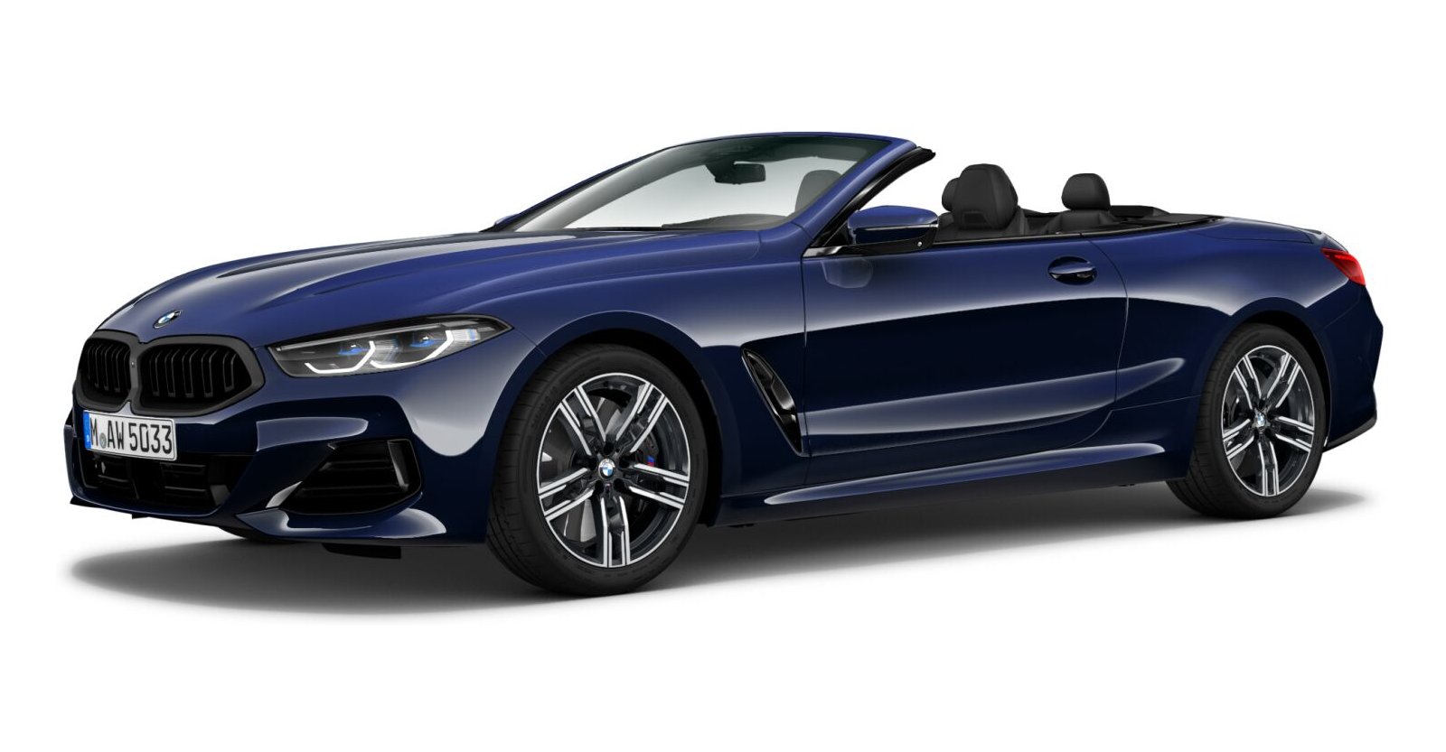 BMW BMW 8er in Blau von vorne BMW BMW 8er in Blau von vorne