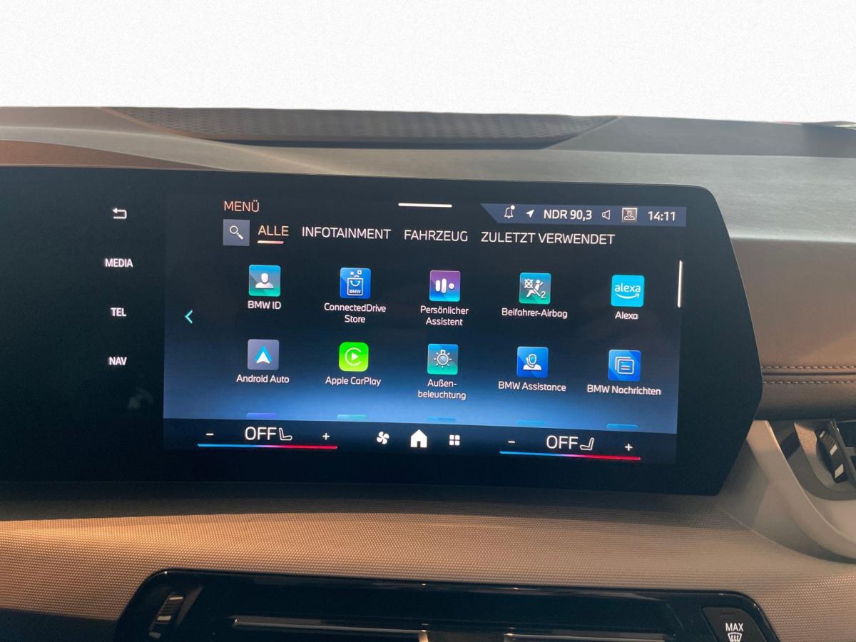 BMW 218i Active Tourer im Innenraum