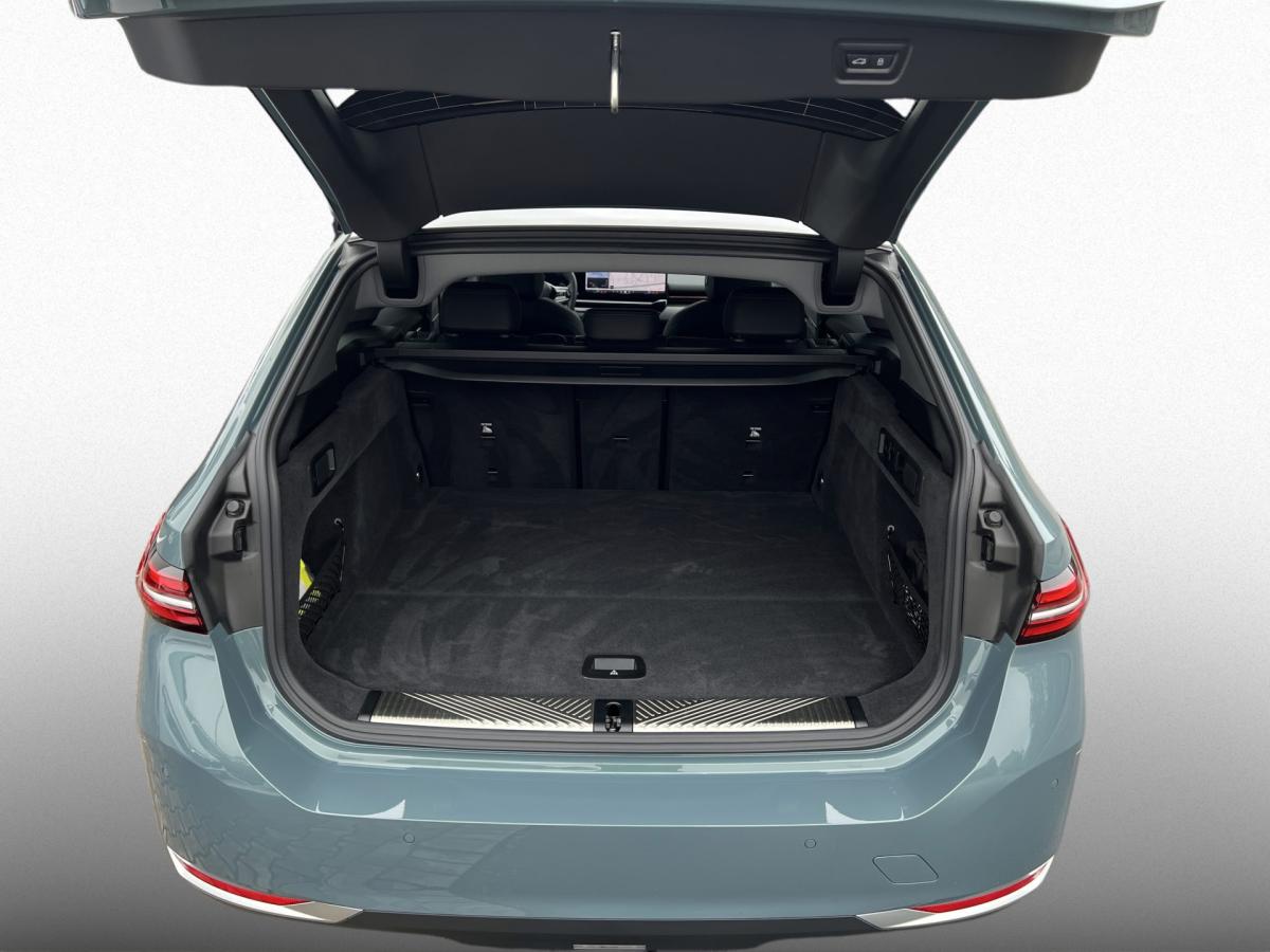 BMW 520d Touring von hinten in Grün