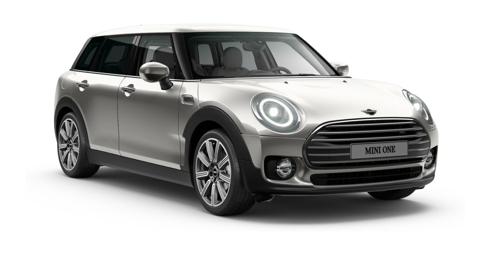 MINI One Clubman in Silber von vorne