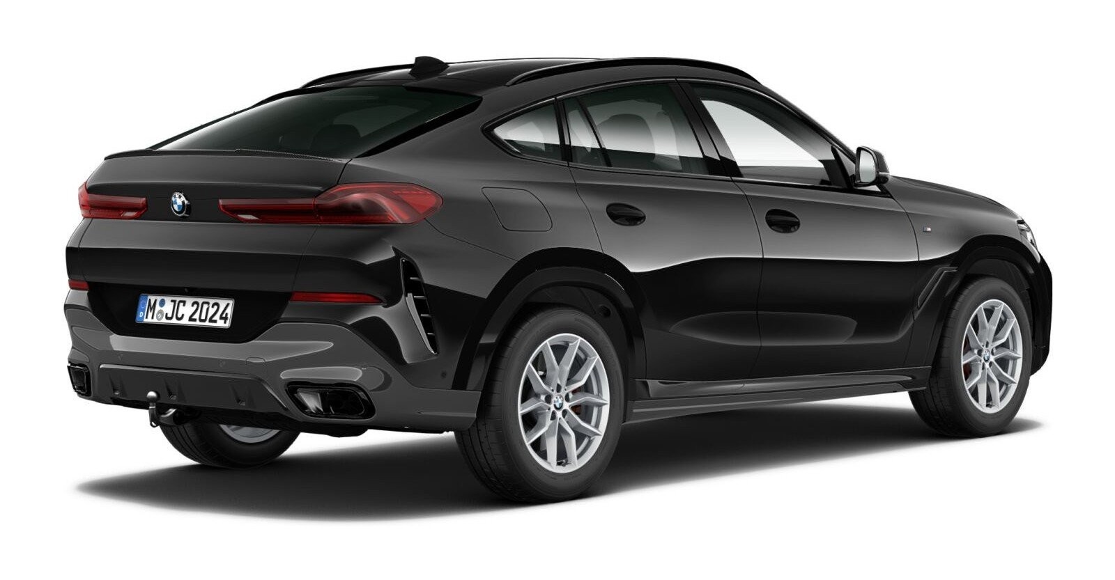 BMW BMW X in Schwarz von hinten BMW BMW X in Schwarz von hinten