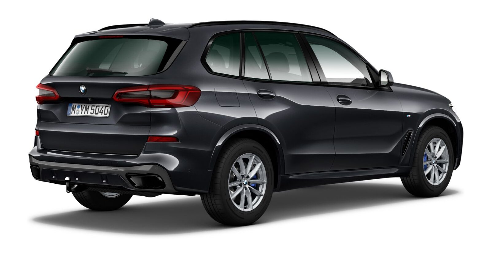 BMW BMW X in Grau von hinten