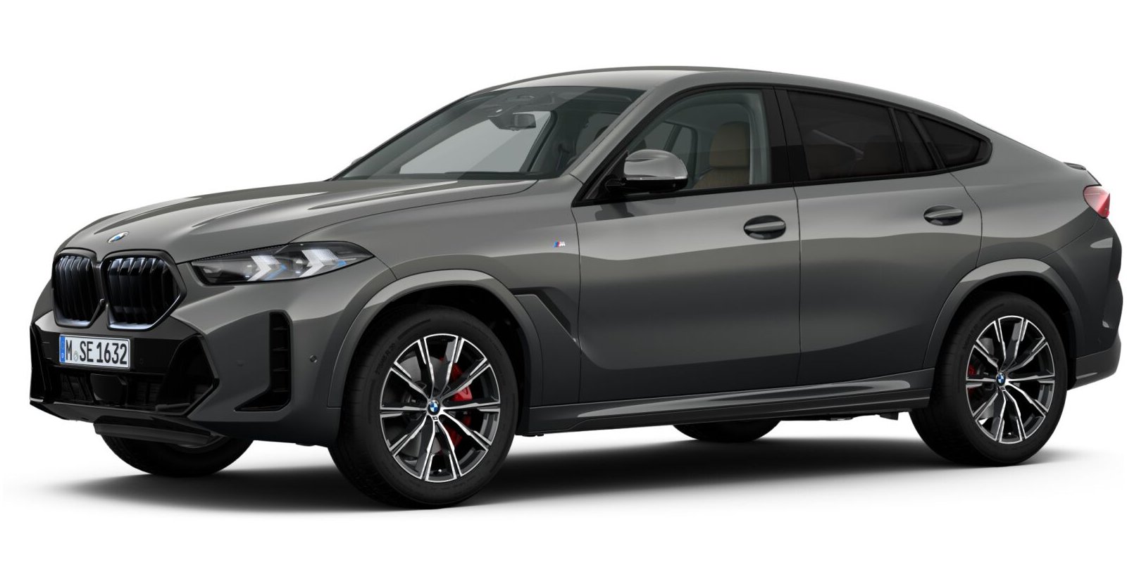BMW X6 xDrive30d M Sport in Grau von vorne