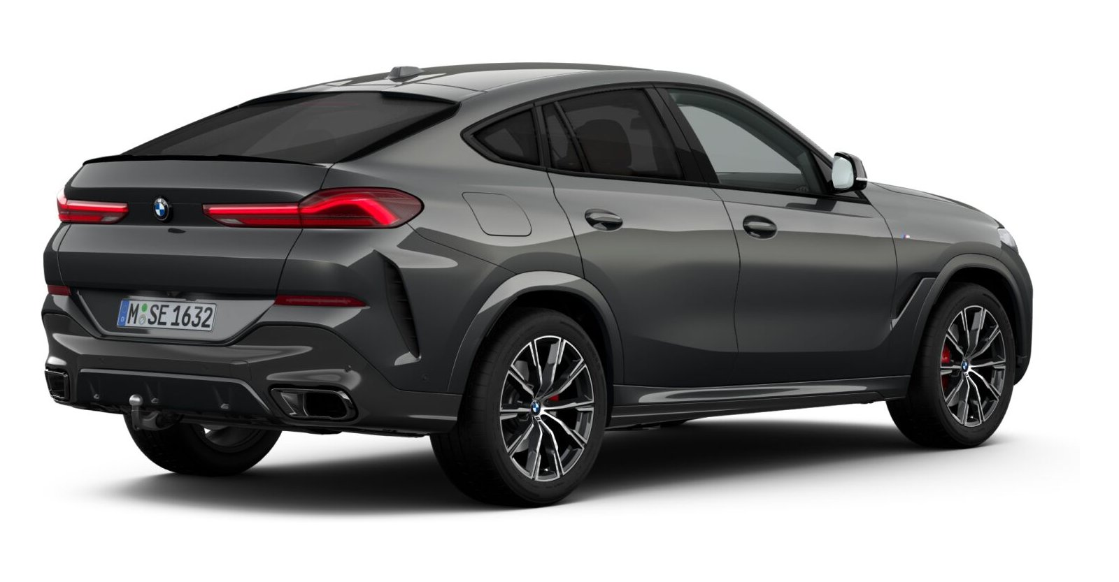 BMW BMW X in Grau von hinten