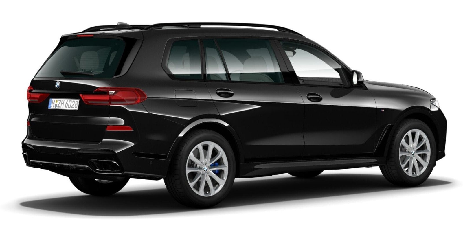 BMW BMW X in Schwarz von hinten BMW BMW X in Schwarz von hinten