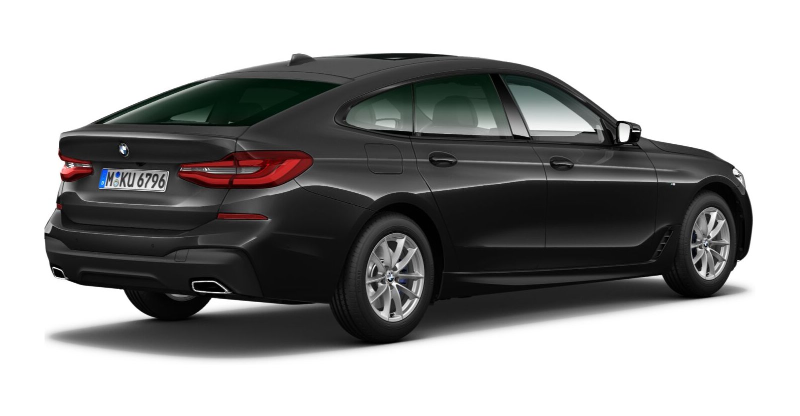 BMW BMW 6er in Grau von hinten BMW BMW 6er in Grau von hinten