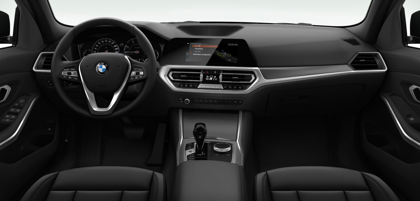 BMW BMW 3er im Innenraum von vorne BMW BMW 3er im Innenraum von vorne