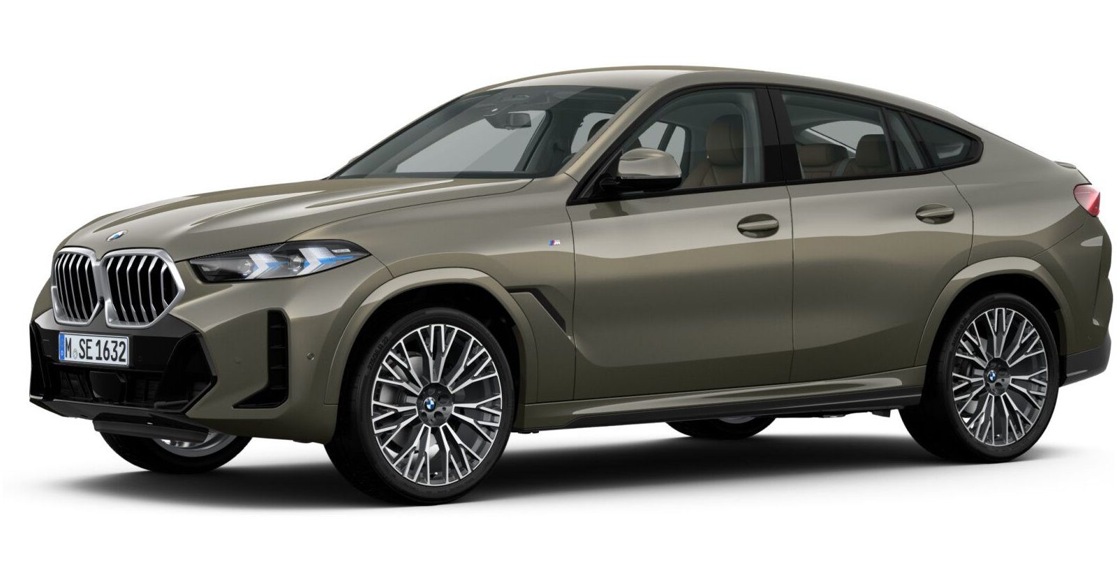 BMW BMW X in Grün von vorne BMW BMW X in Grün von vorne