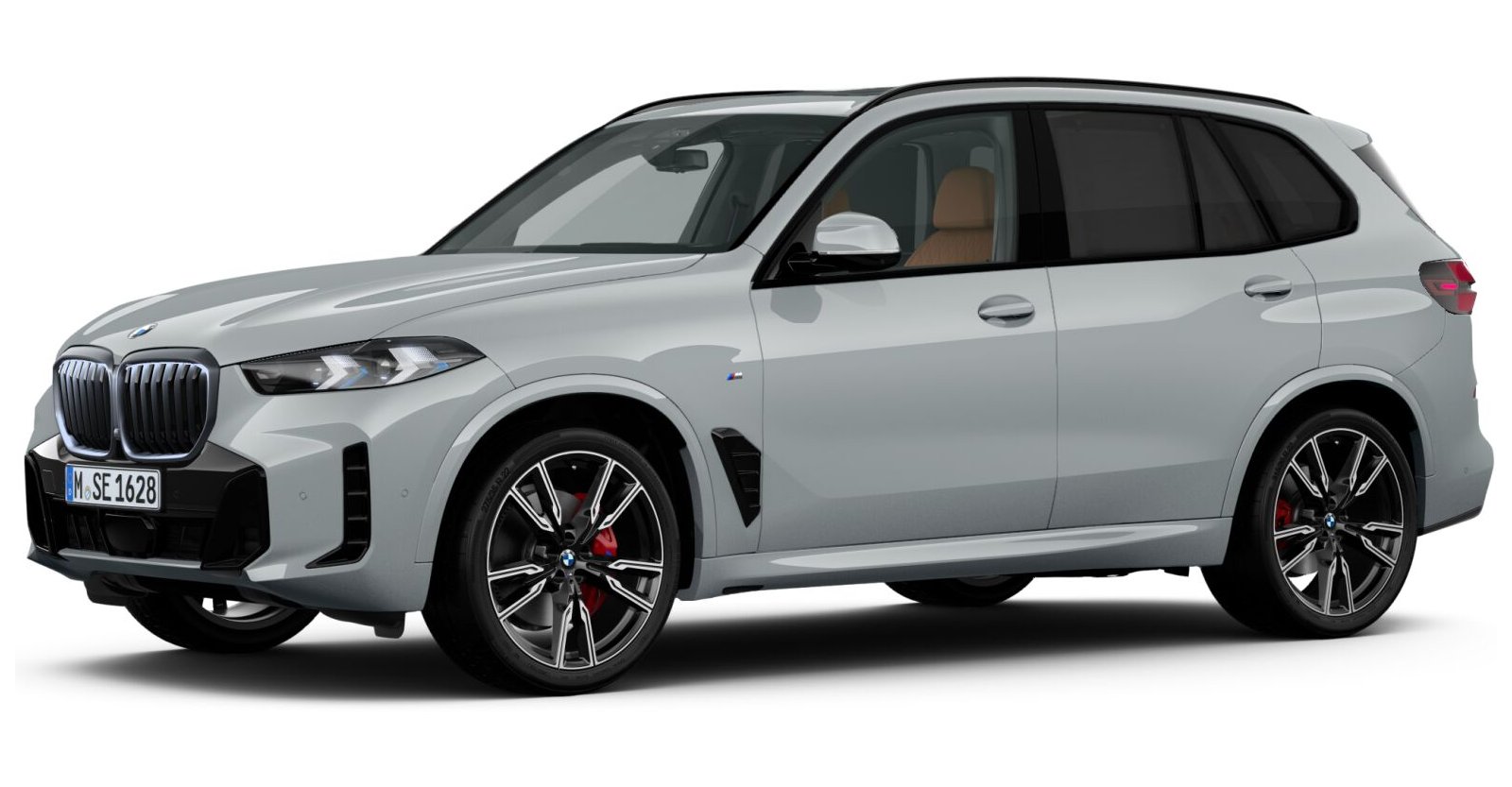 BMW X5 xDrive30d in Grau von vorne