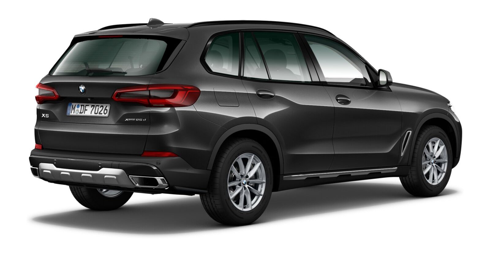 BMW BMW X in Grau von hinten BMW BMW X in Grau von hinten