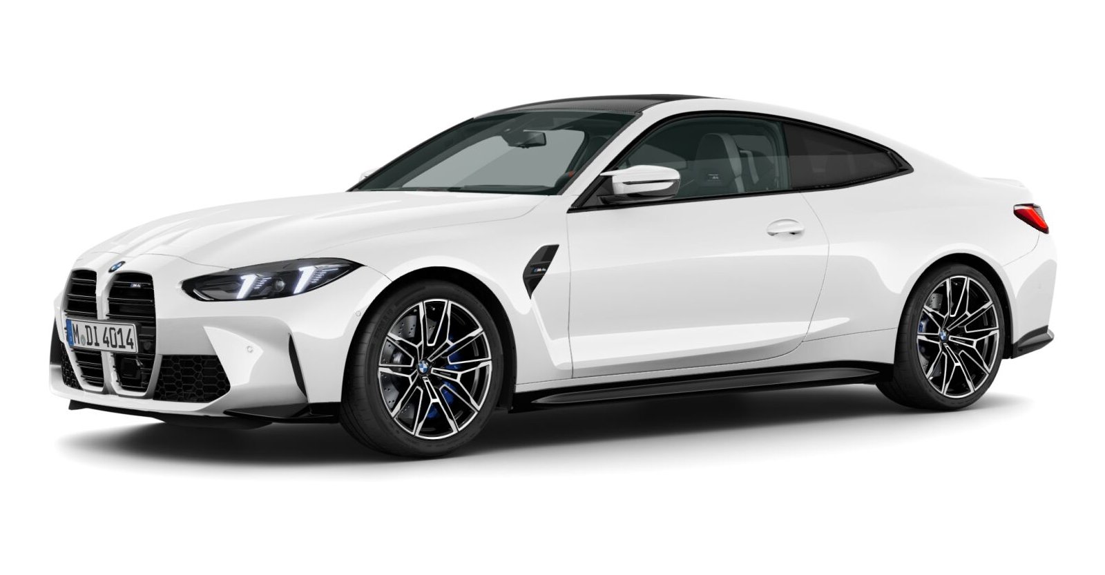 BMW BMW M in Weiß von vorne BMW BMW M in Weiß von vorne