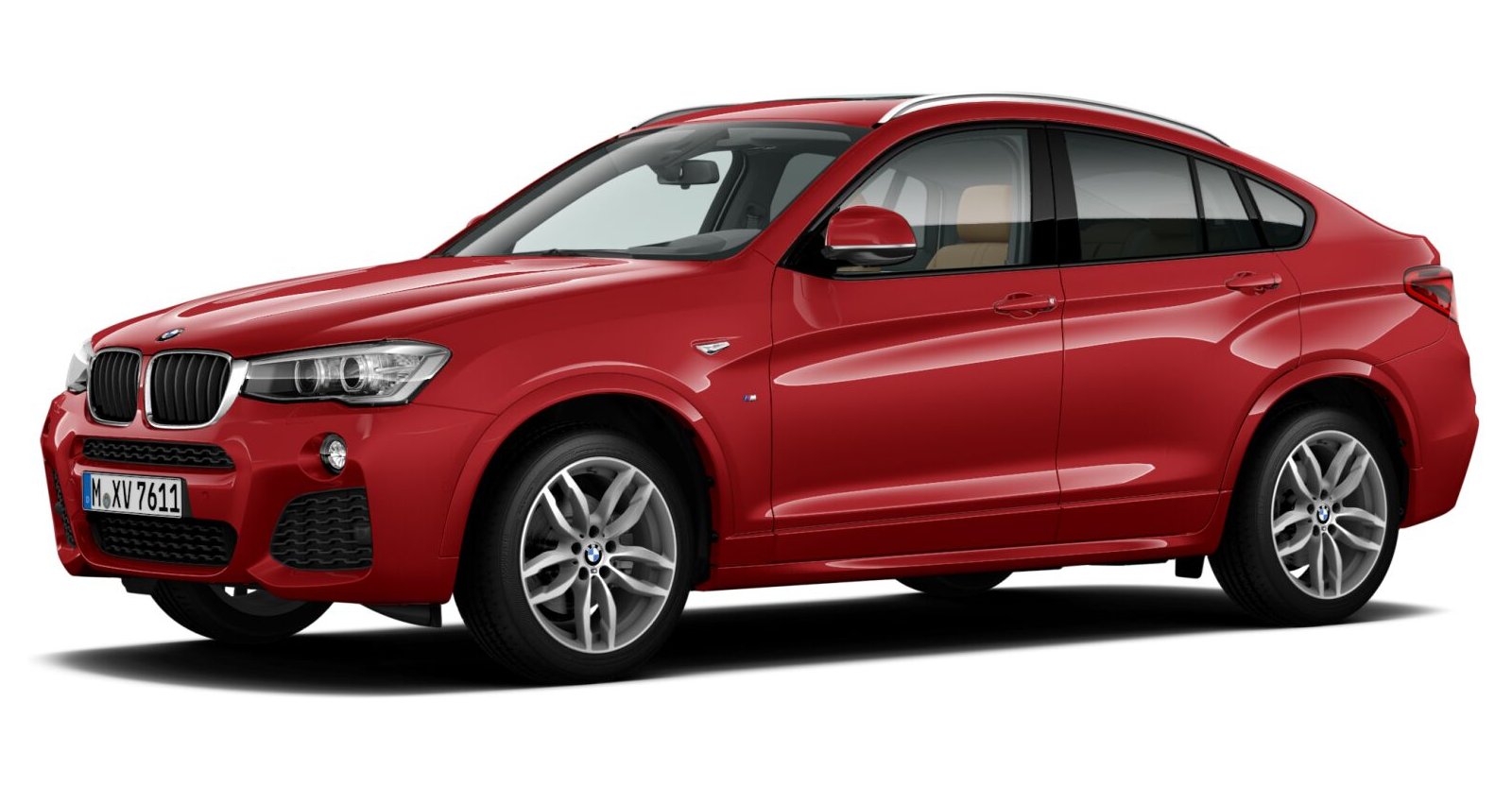 BMW BMW X in Rot von vorne BMW BMW X in Rot von vorne