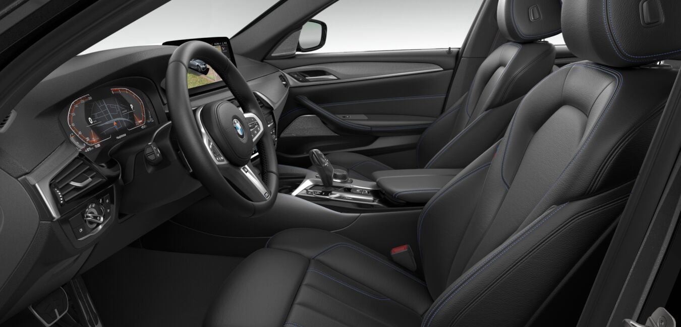 BMW BMW 5er im Innenraum seitlich