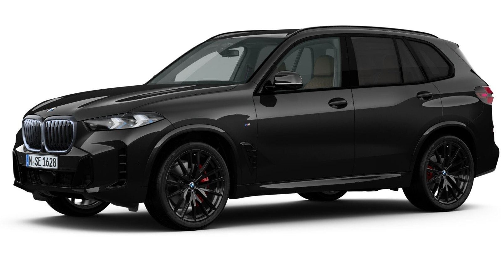 BMW X5 xDrive30d in Schwarz von vorne BMW X5 xDrive30d in Schwarz von vorne