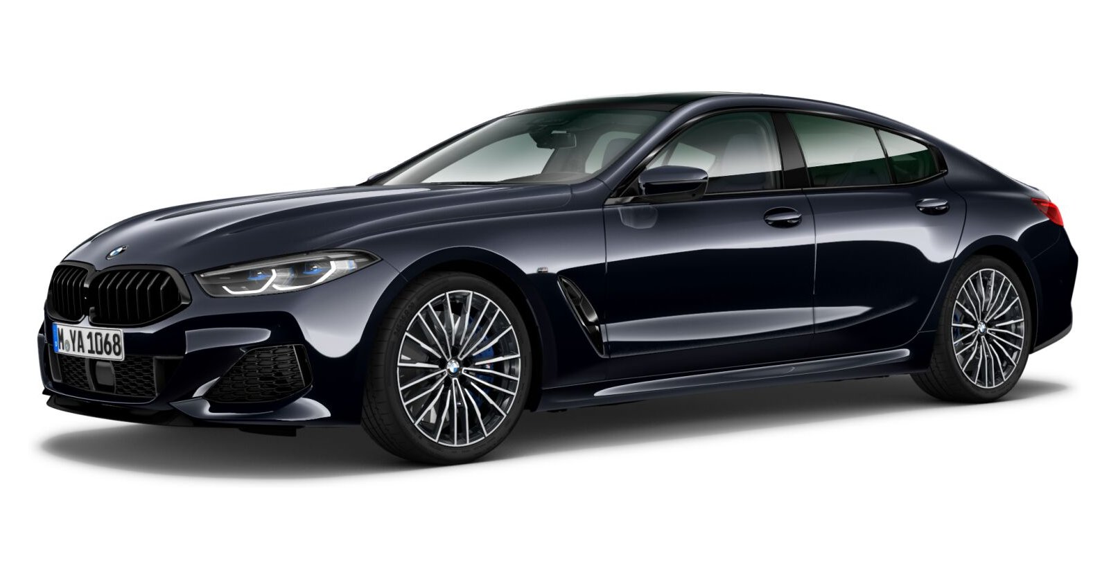 BMW BMW 8er in Schwarz von vorne BMW BMW 8er in Schwarz von vorne