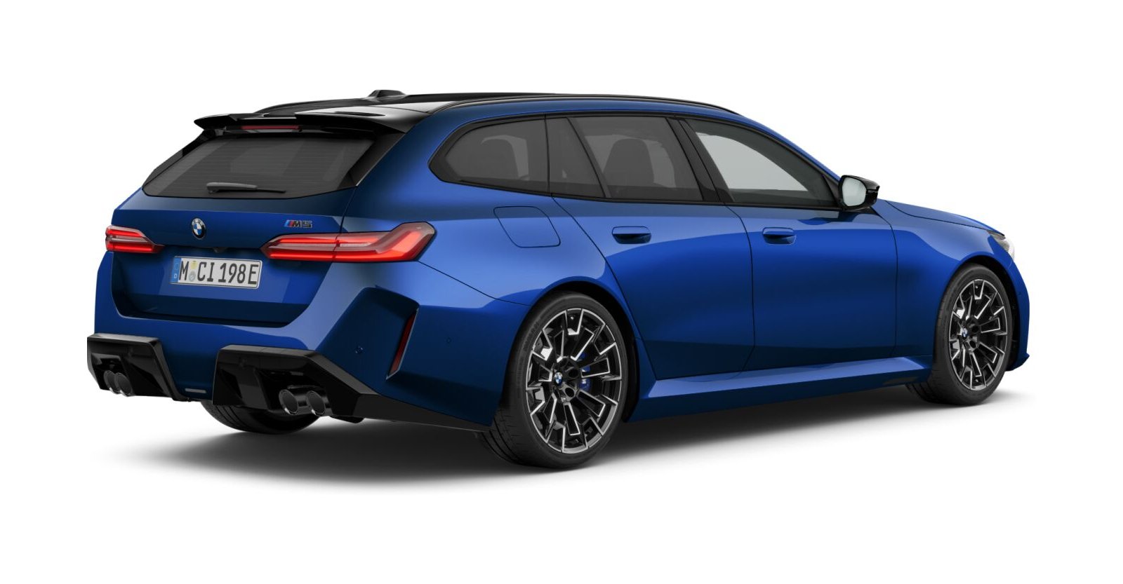 BMW BMW M in Blau von hinten BMW BMW M in Blau von hinten