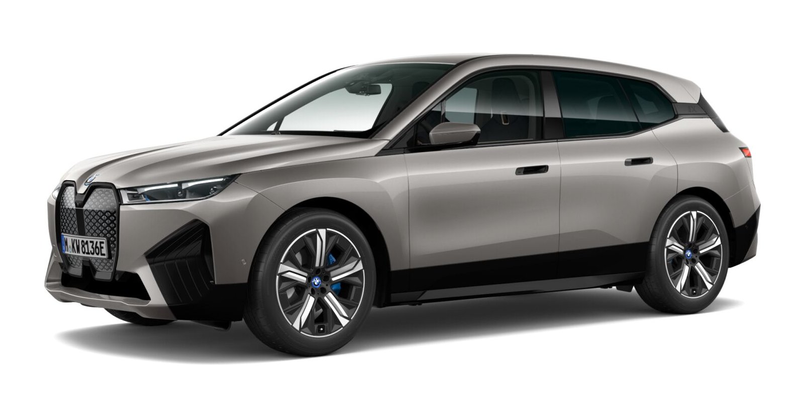 BMW BMW I in Grau von vorne BMW BMW I in Grau von vorne