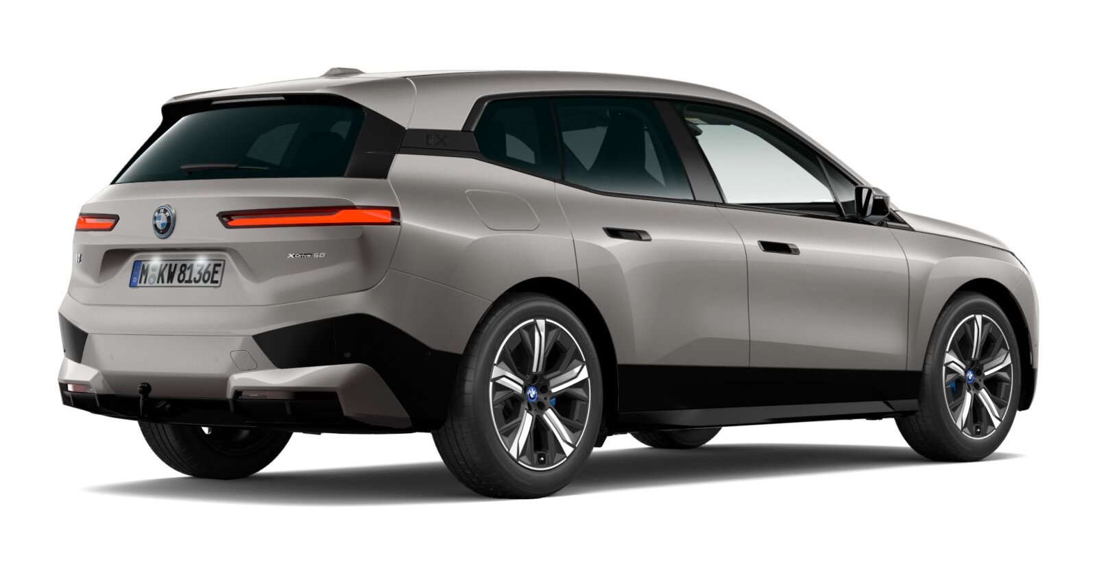 BMW BMW I in Grau von hinten BMW BMW I in Grau von hinten