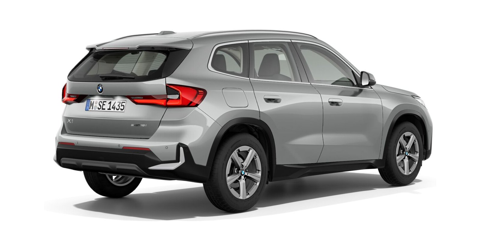 BMW BMW X in Grau von hinten